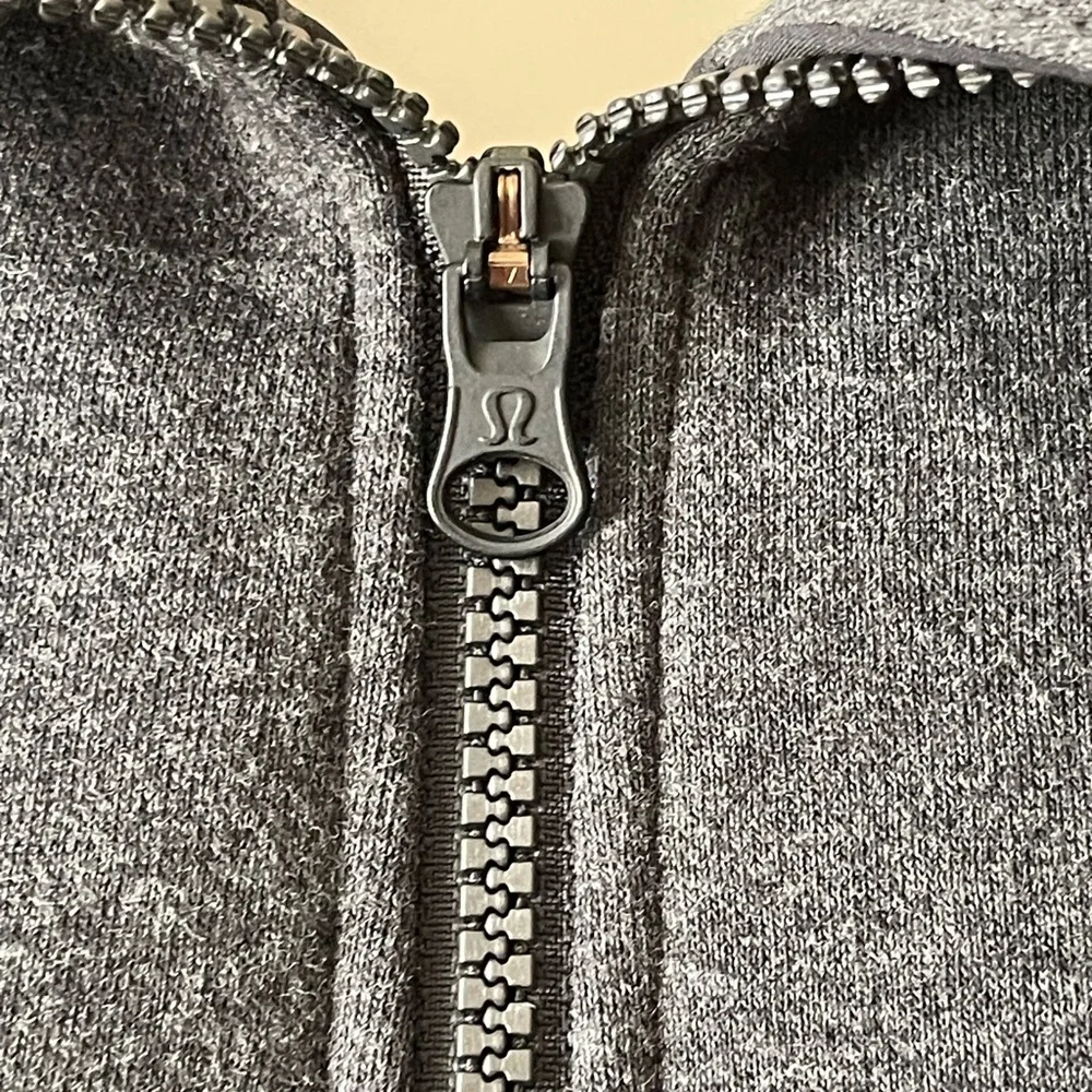 LULULEMON & Go Take Off Fleece Jacket Zip Up Gray Size  4 - Picture 8 of 14
